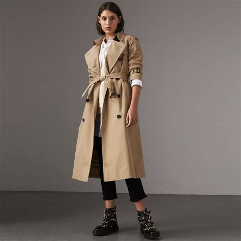 burberry the westminster long cotton-gabardine trench coat|burberry extra long trench coat.